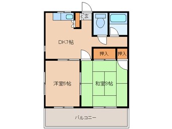 間取図 北マンション