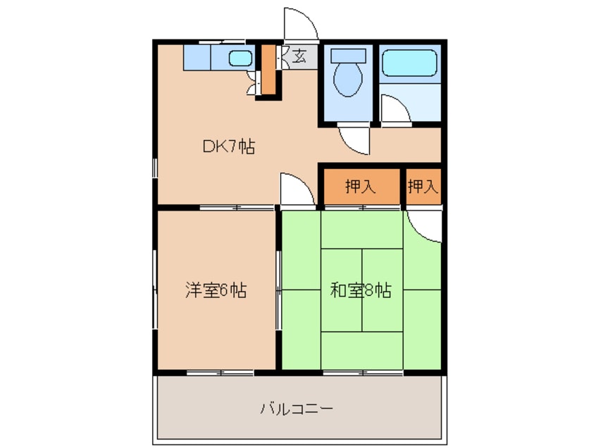 間取図 北マンション