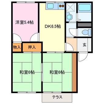 間取図 エントピア高丘