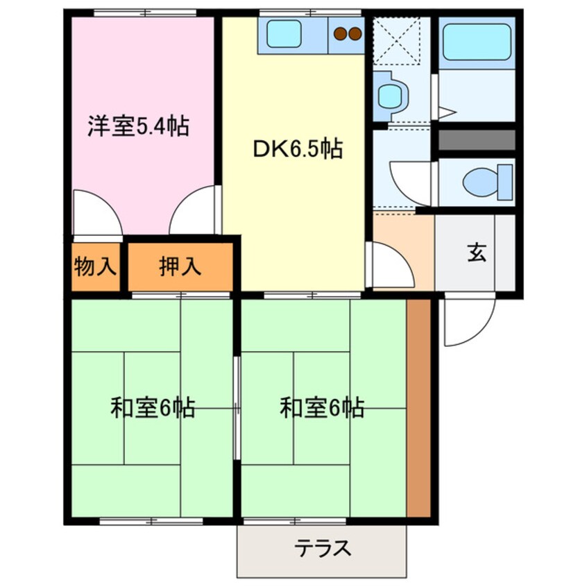 間取図 エントピア高丘