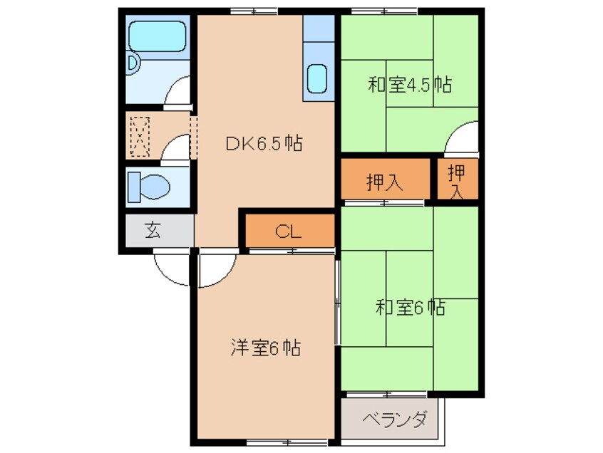 間取図 ルミナス宮前