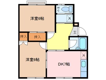 間取図 コーポ南本町