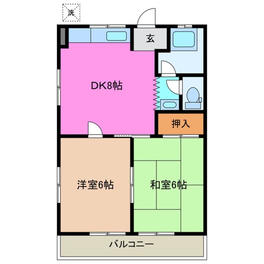 間取図 フォレストハイツ