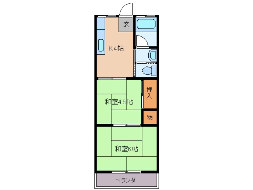 間取図 松田ハイツ