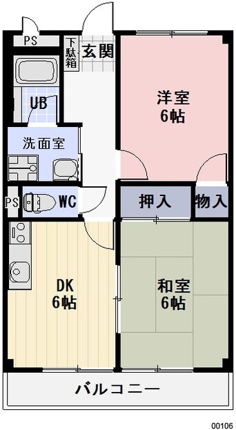 間取図 サニーハイツ