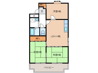 間取図 松月マンション