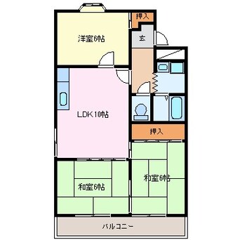 間取図 松月マンション