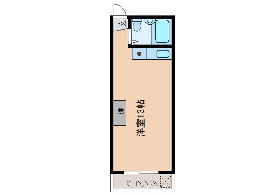 間取図 ファイネスうらのはし