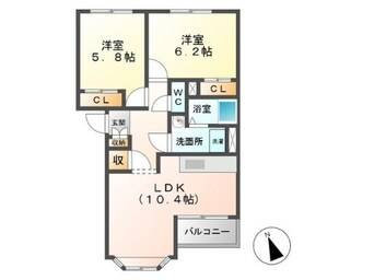 間取図 メイプルハウス