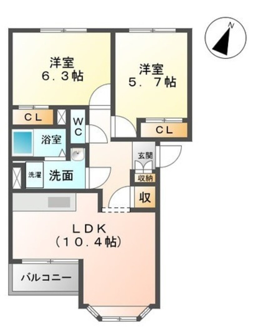 間取図 メイプルハウス