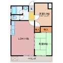 富士マンションの間取図