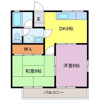 間取図 シャトルサンライズ