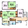 御薗町上條Ｔ様貸家 5DKの間取り