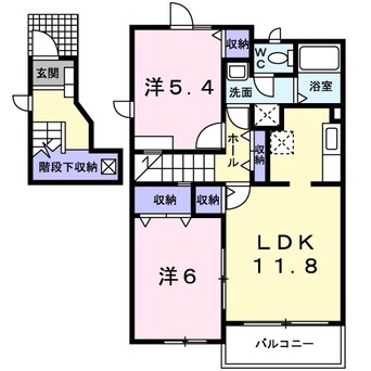 間取図 ジェントリー　Ｂ棟