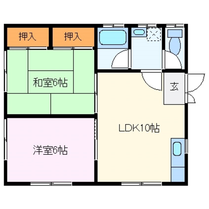 間取図 御薗一番館　平屋