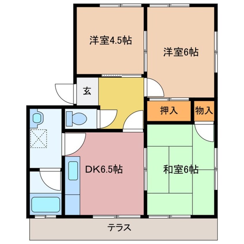 間取図 パークシティ五十鈴