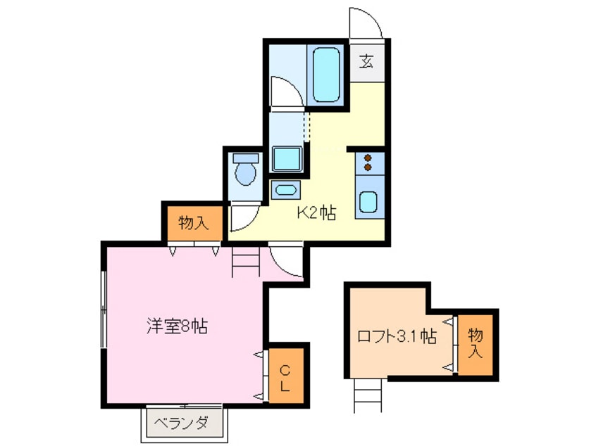 間取図 サニーヒル古市