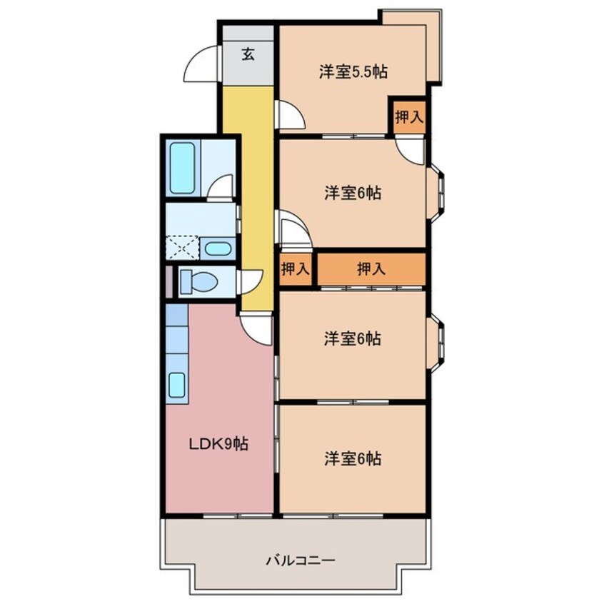 間取図 ハムステッドコート