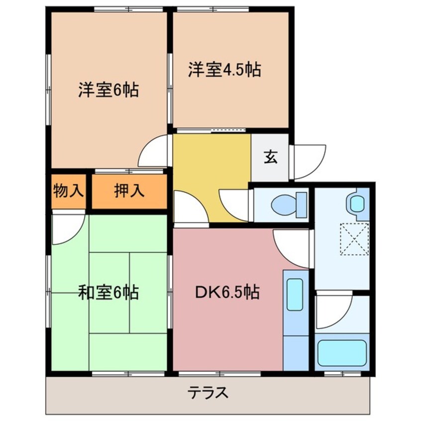 間取図 パークシティ五十鈴