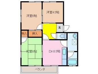 間取図 パークシティ五十鈴