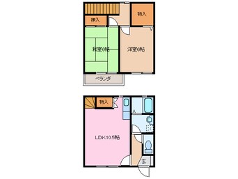 間取図 メゾンアークヒルⅡ