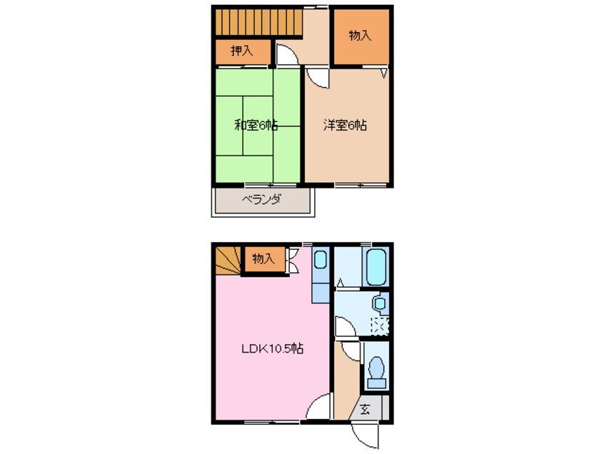 間取図 メゾンアークヒルⅡ