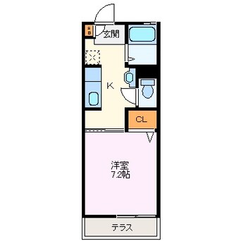 間取図 グランシード曽祢