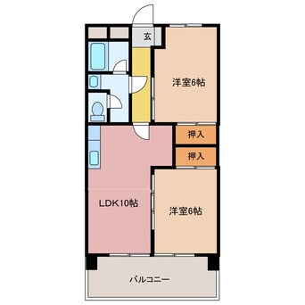 間取図 伊勢スカイマンション