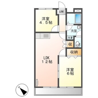 間取図 クィーンパレスＢ棟