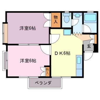 間取図 エルミタージュⅡ