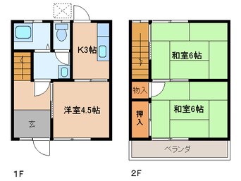 間取図 コーポ山本