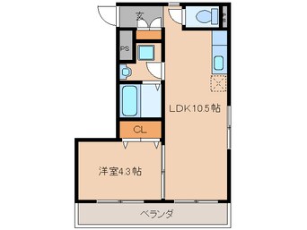 間取図 ハーフセブン宮後