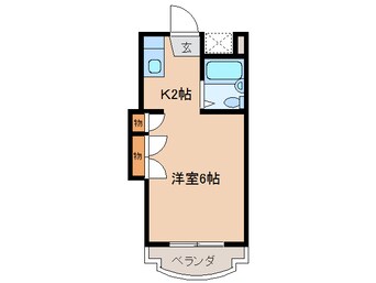 間取図 レジデンス岡本