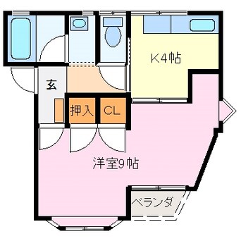 間取図 ハイムミヤザキ