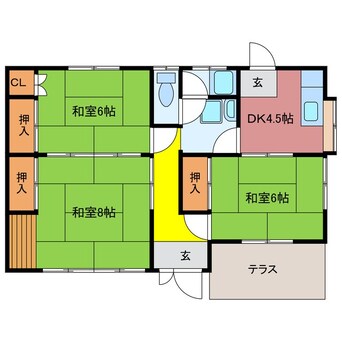 間取図 明野町平屋