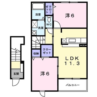 間取図 フローレンス