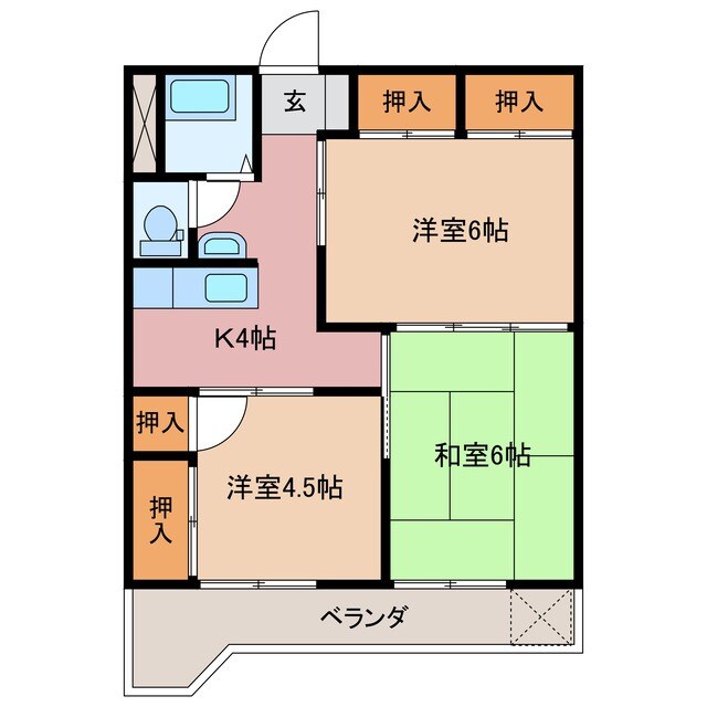 間取り図 エイワハイツ