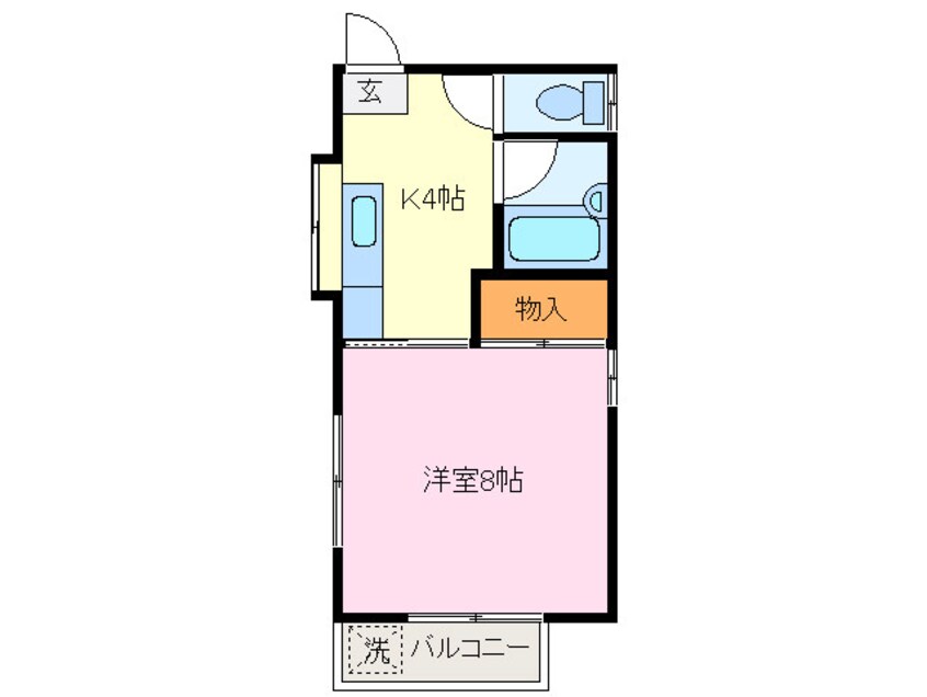 間取図 ハイツポパイ