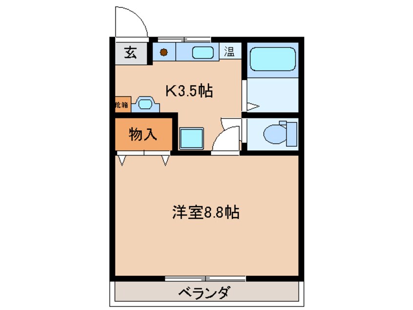 間取図 サンソンハイツ