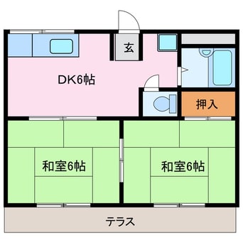 間取図 一本木ハイツ