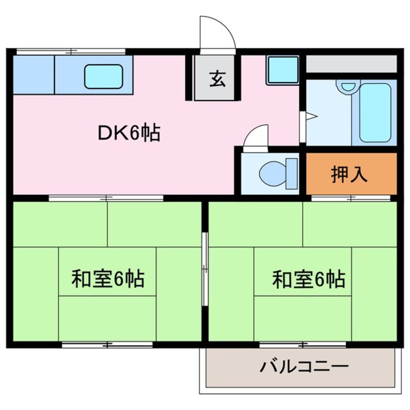 間取図 一本木ハイツ