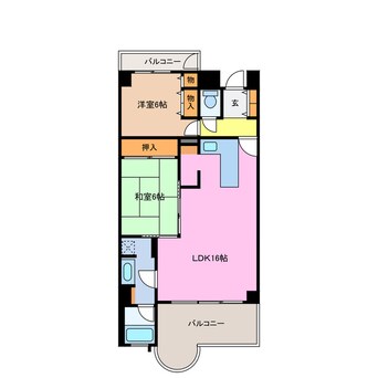 間取図 フジタ第三鳥羽マンション