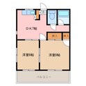 北マンションの間取図