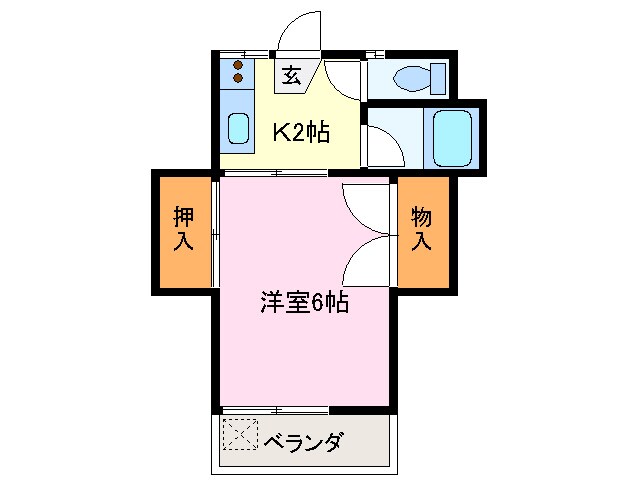 間取り図 西村アパート