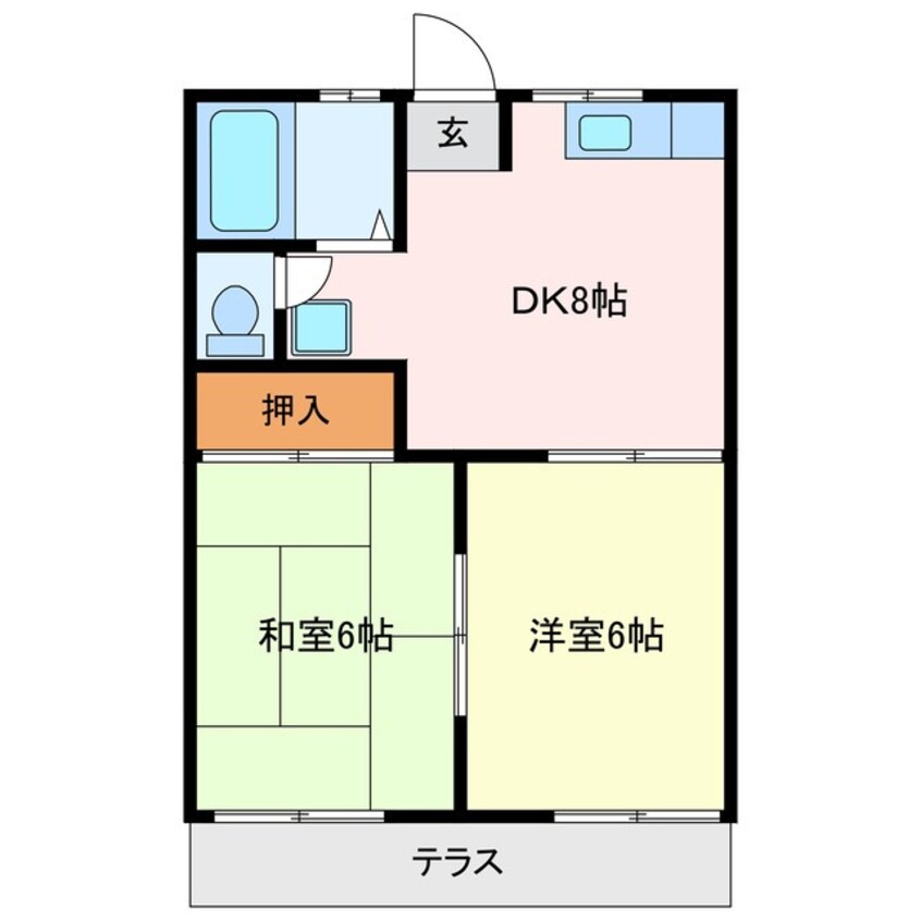 間取図 ベルハイツ