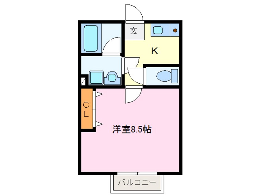 間取図 サニーヒル玉城