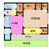 本町アパート 1Kの間取り