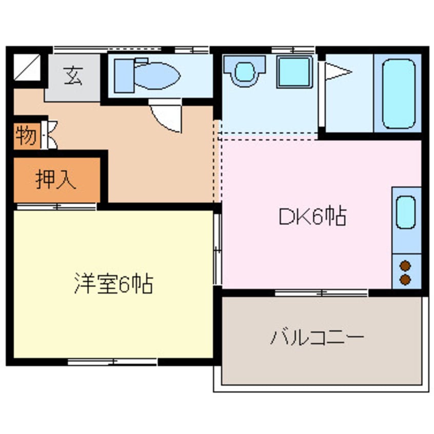 間取図 バリアフリー賃貸マンション正邦苑竹ヶ鼻