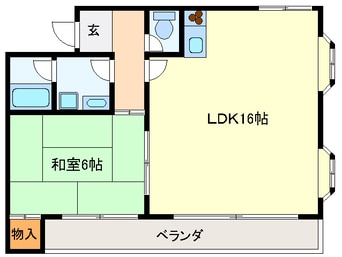 間取図 ウイングルートⅢ