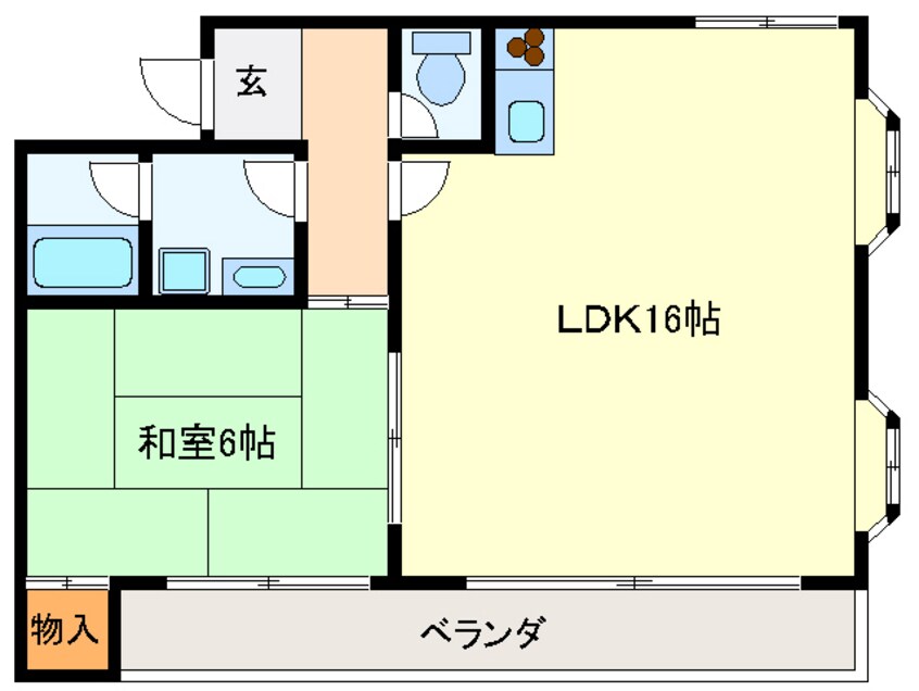 間取図 ウイングルートⅢ